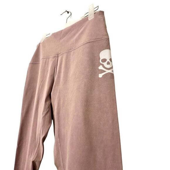 Lululemon x SoulCycle High Waisted Wunder Under Active Leggings Tan Size 10 - Picture 2 of 6